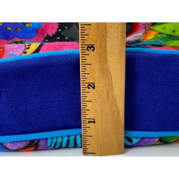 Laurel Burch Multicolor Cat Design Crossbody Bag - Picture 11 of 13